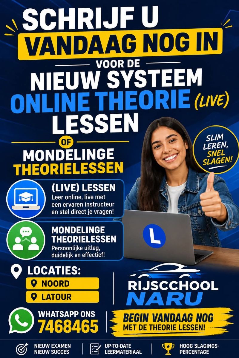 Rijschool Naru Rijopleidingen & Theorielessen op Maat