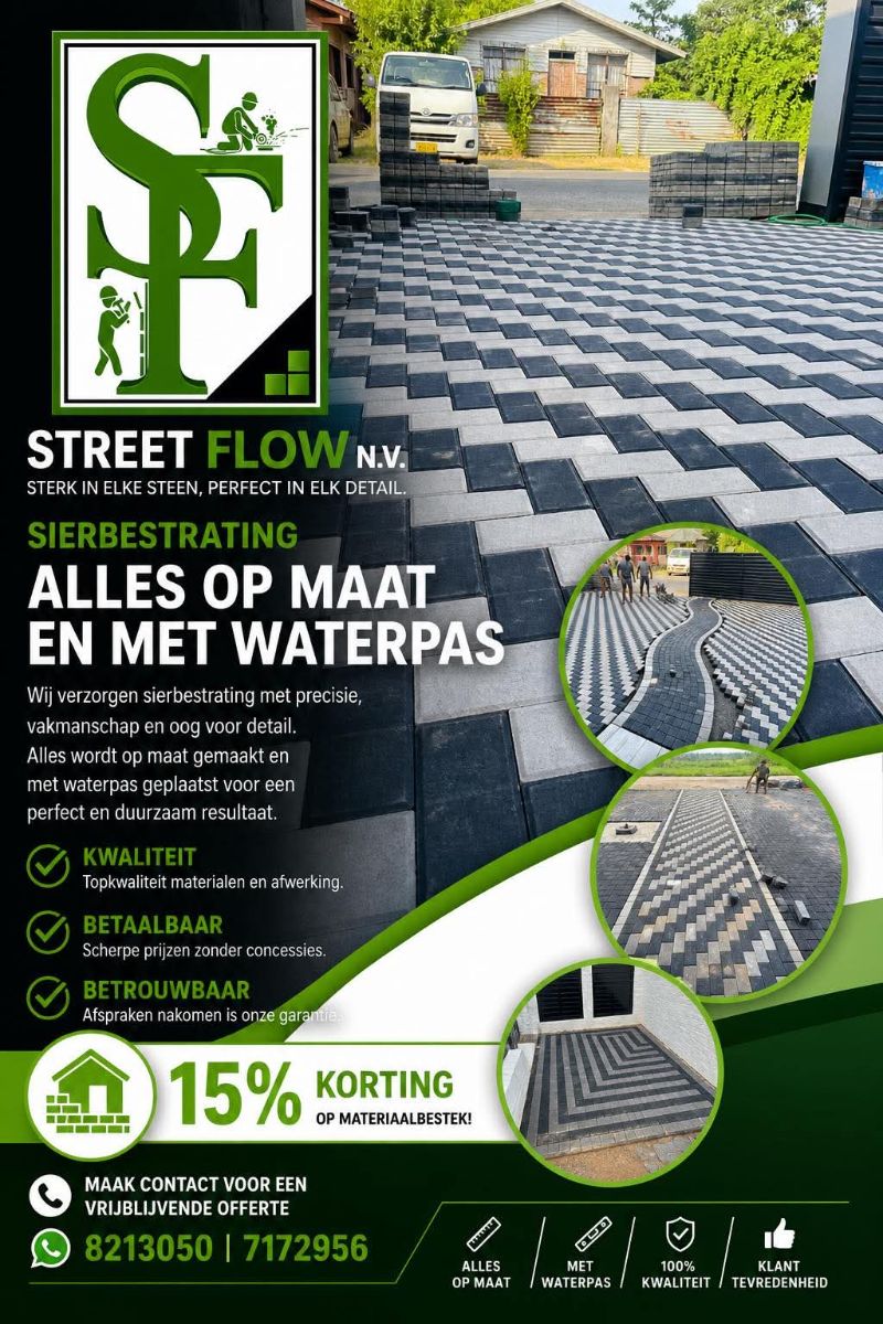 Street Flow N.V – Bestrating, Grondverzet & Landscaping