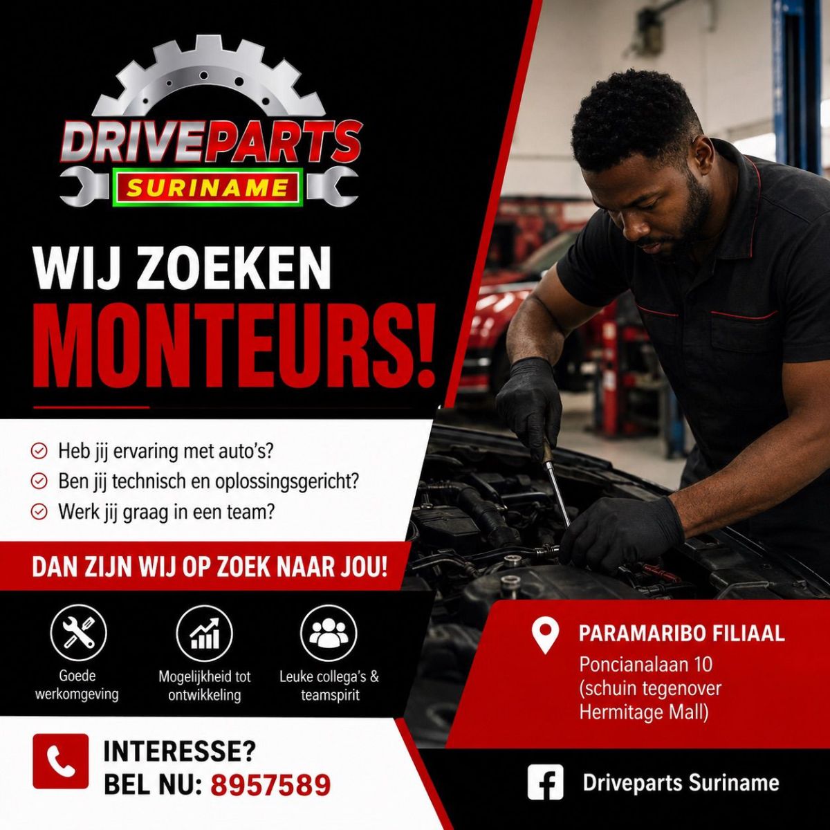 Automonteurs Gezocht