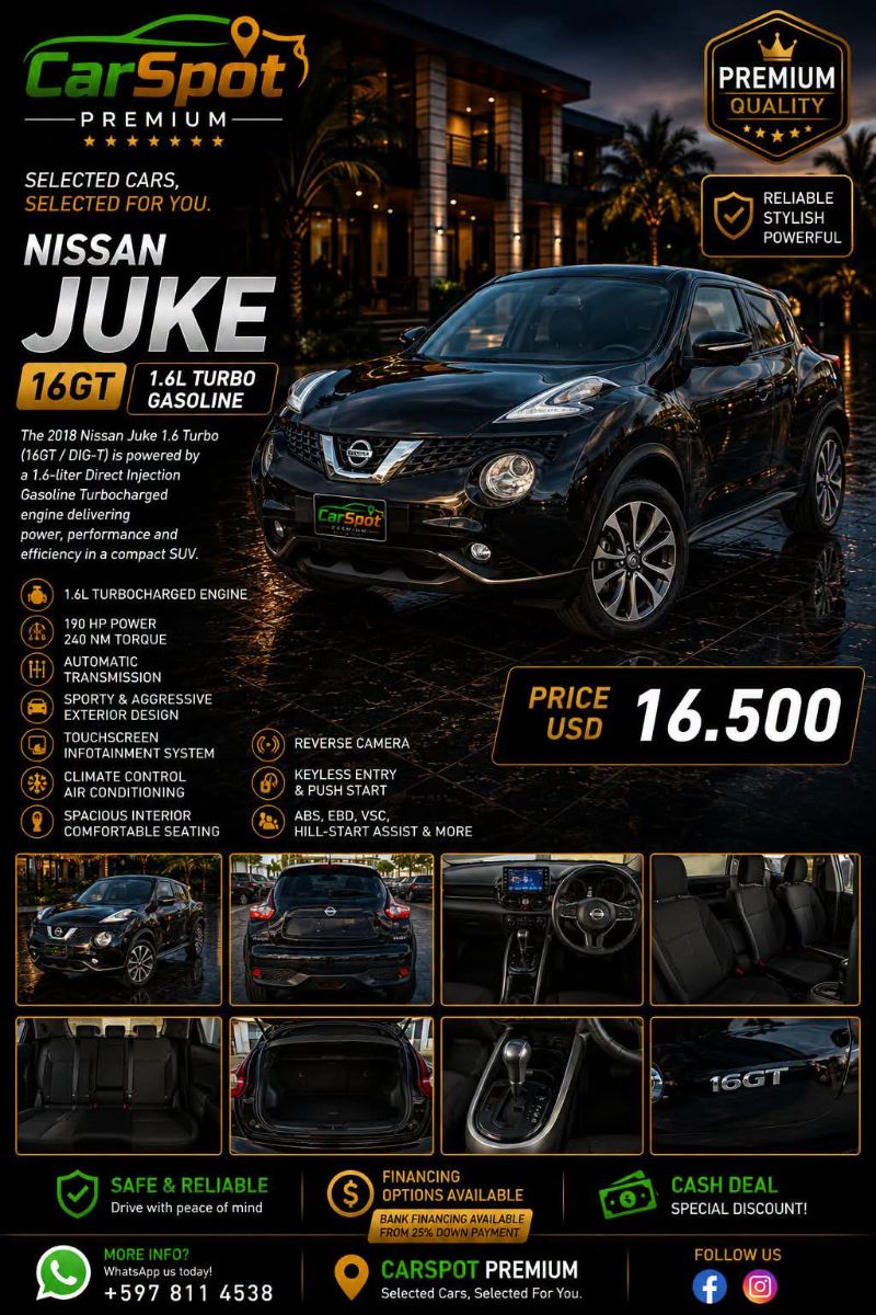 Nissan Juke 16GT Turbo (2018)