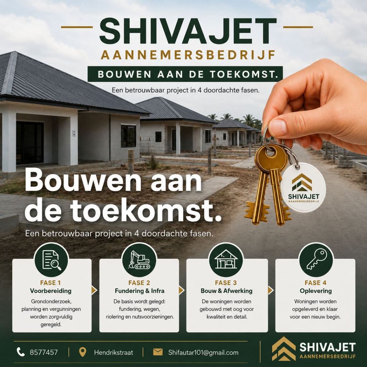 Betrouwbare Bouw & Renovatiebegeleiding Suriname