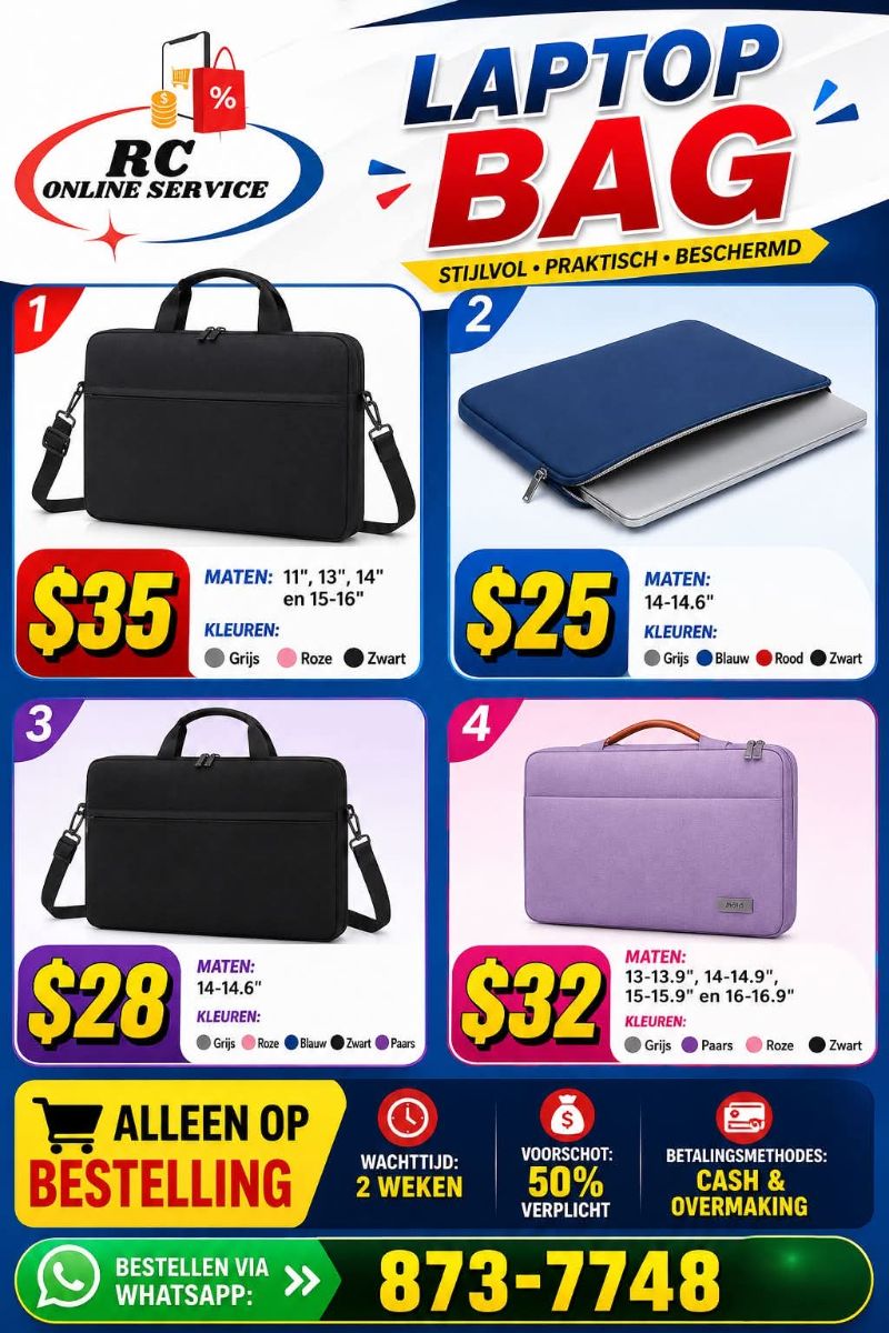 Stijlvolle & Stevige Laptop Bags