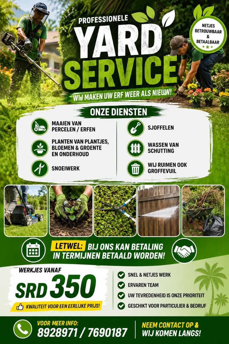Yard Service – Erfonderhoud & Tuinwerk