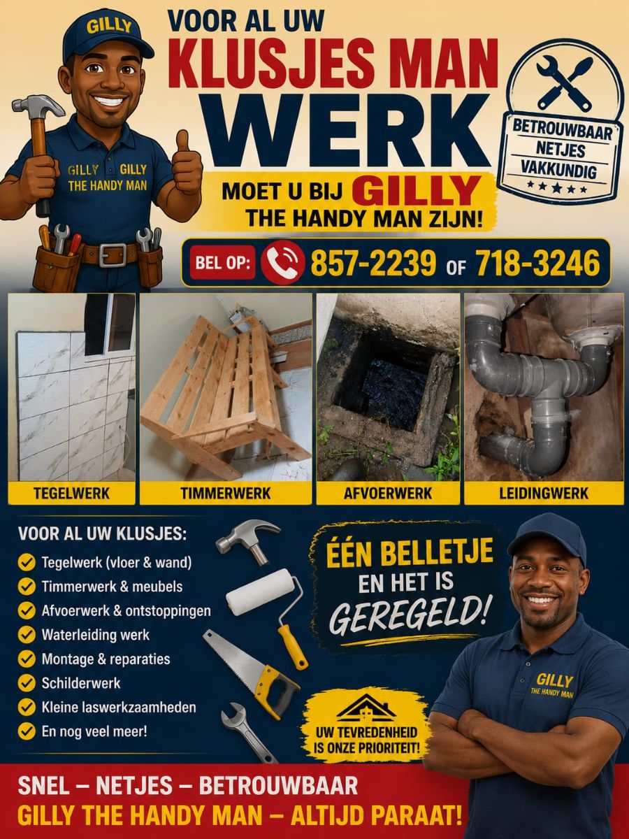 Gilly The Handy Man – Voor Al Uw Klusjes