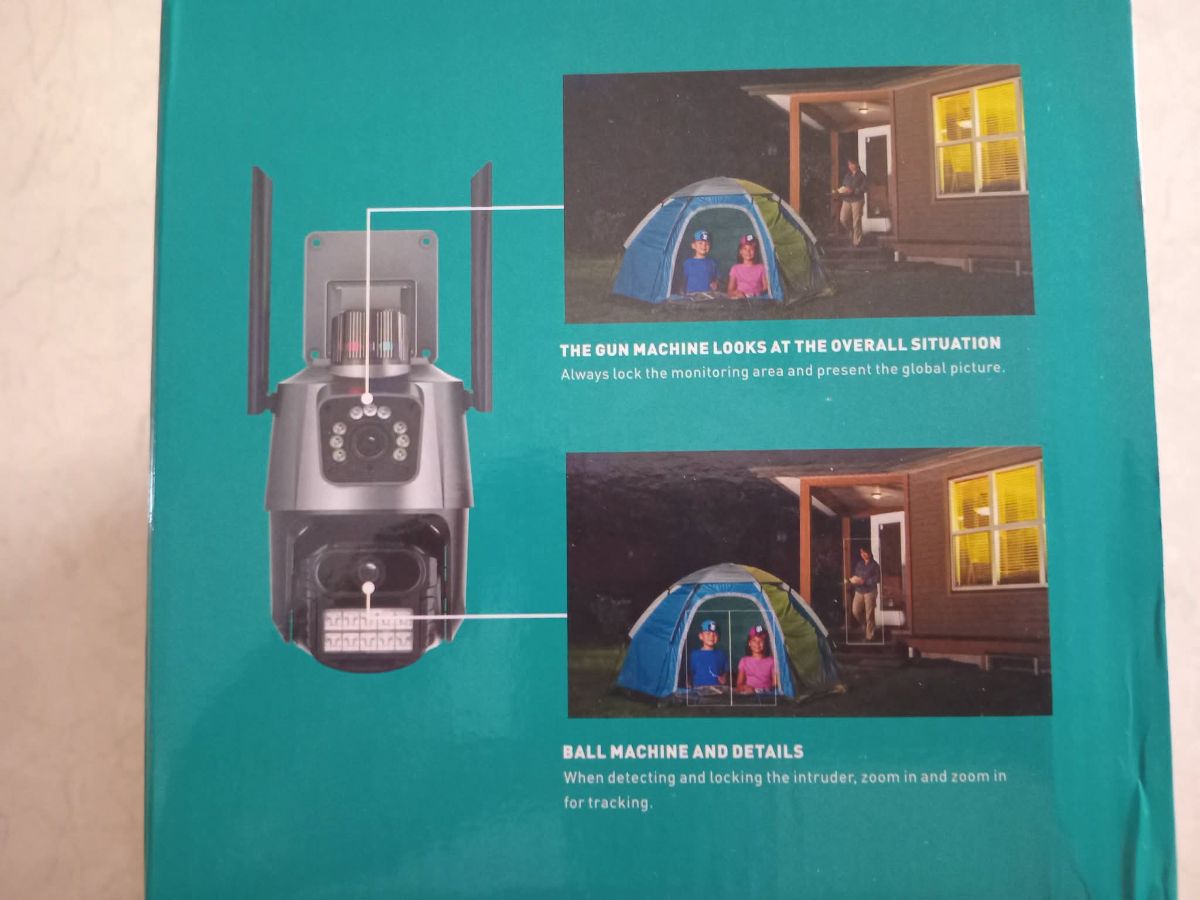 Dubbel Lens Wifi Camera | Home Tec
