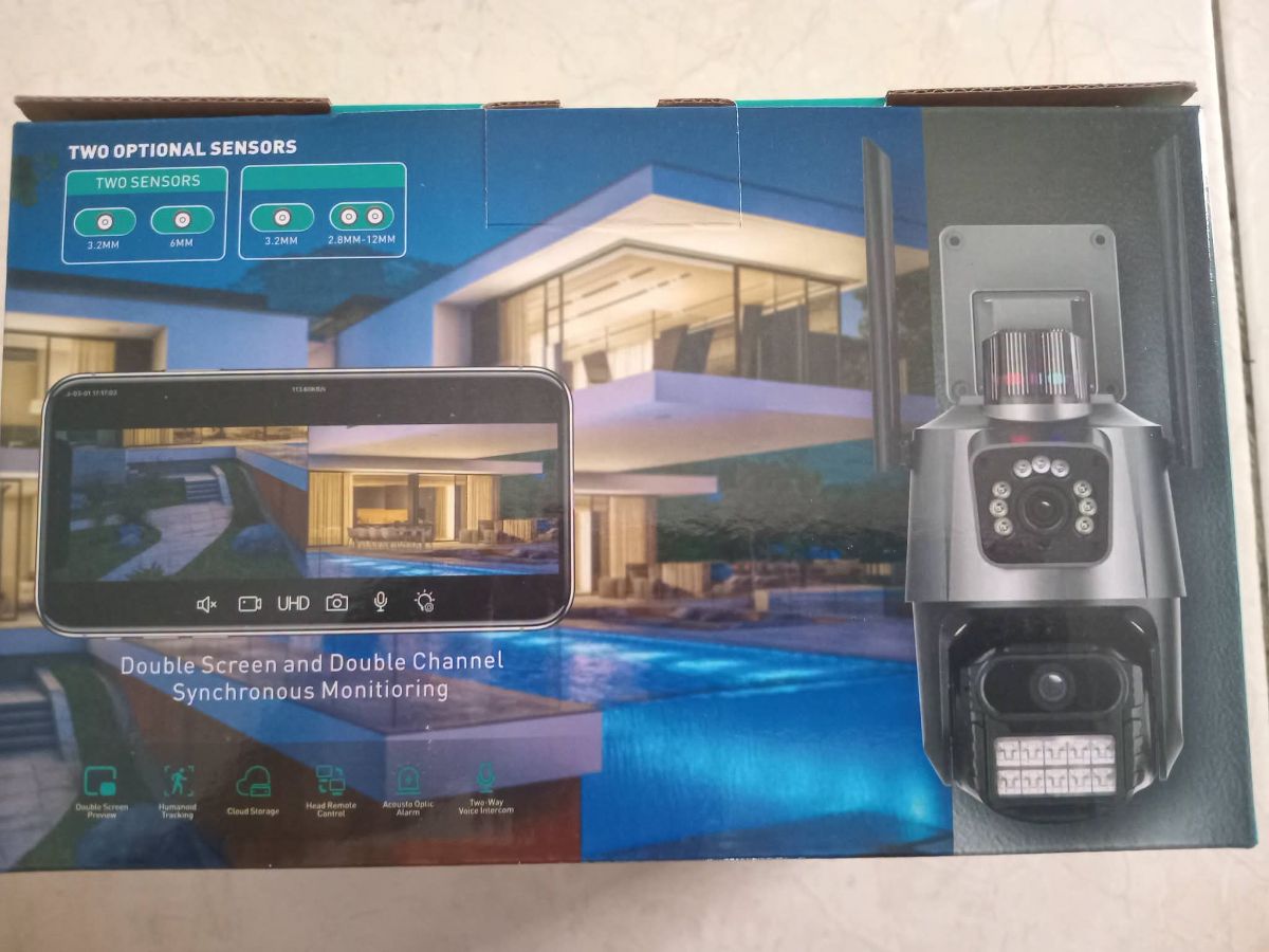 Dubbel Lens Wifi Camera | Home Tec - afbeelding 2