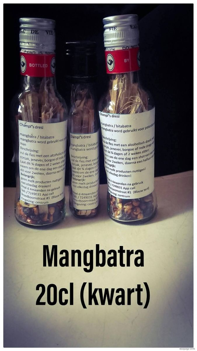 Mangbatra Kruidenfles - afbeelding 3