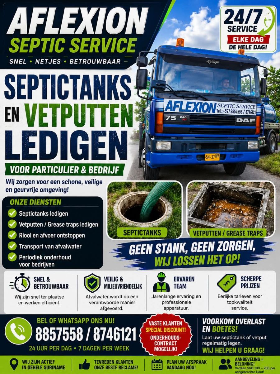 Septictank & Vetput Ledigen – 24/7 Service
