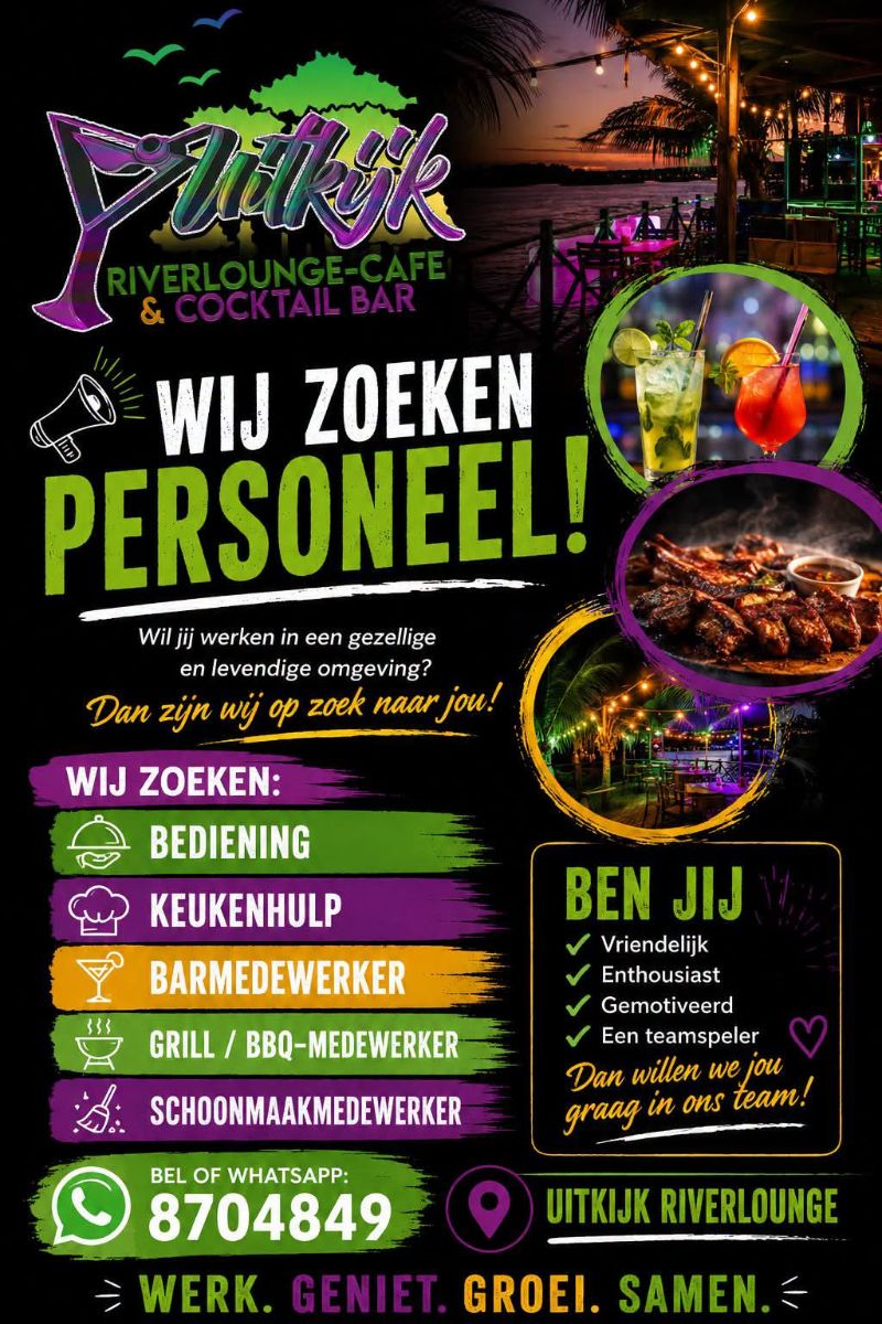 Horecapersoneel Gezocht