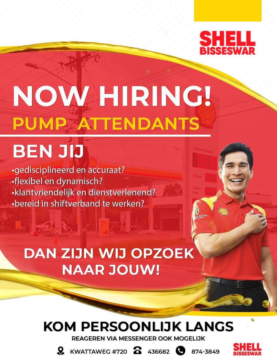 Pump Attendants Gezocht