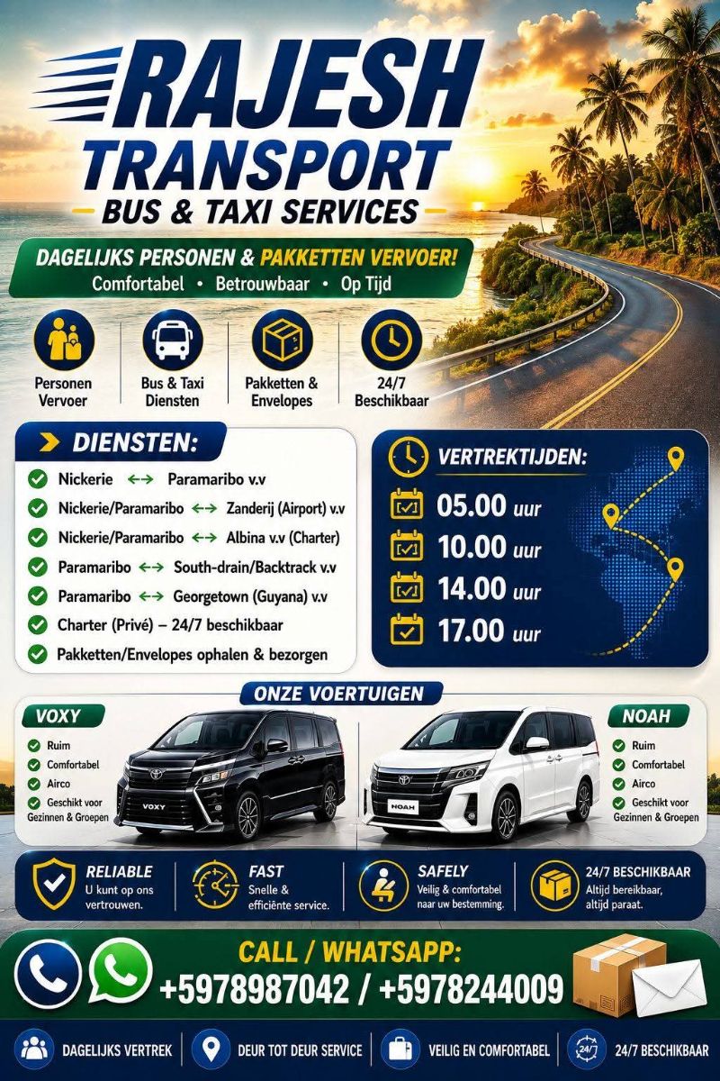 Rajesh Transport – Bus & Taxi Services