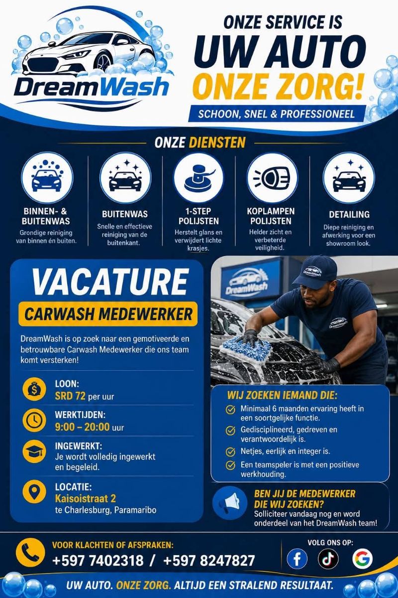 Carwash Medewerker – DreamWash