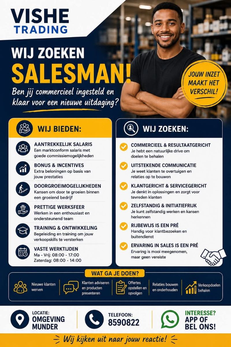 Salesman – Vishe Trading