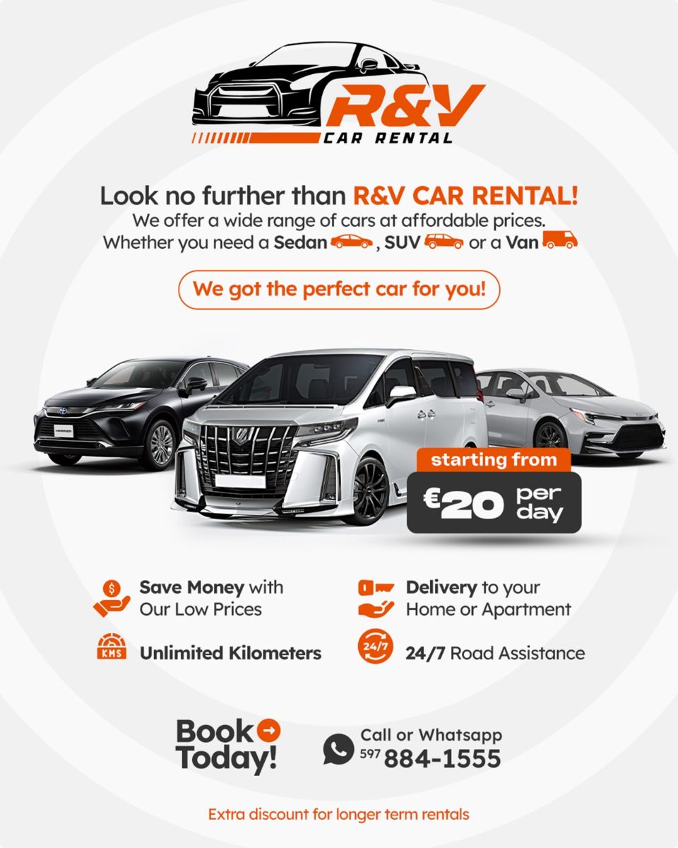 R&V Car Rental – Auto's Te Huur - afbeelding 3