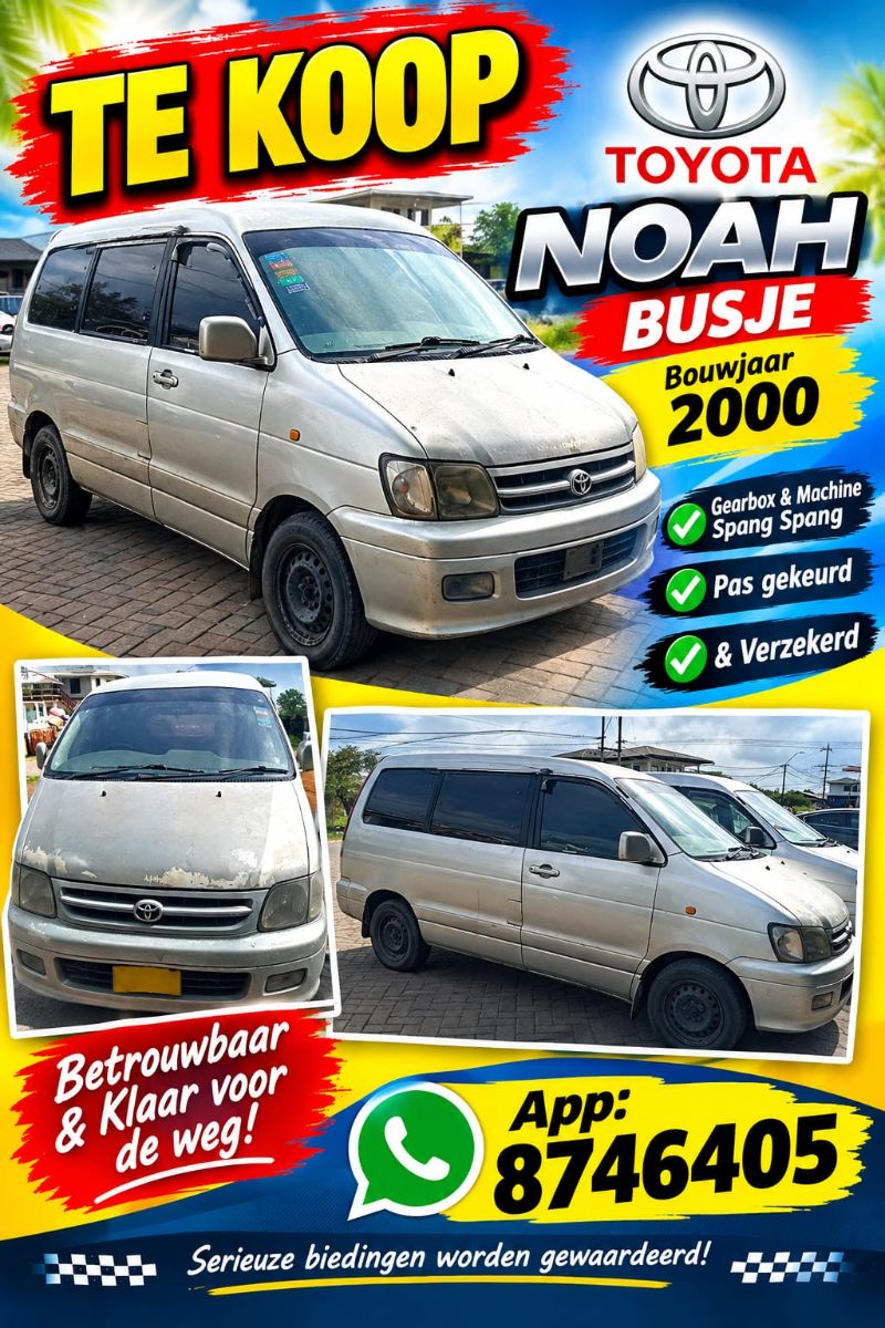Toyota Noah Bus – Bouwjaar 2000 | Klaar voor de weg!